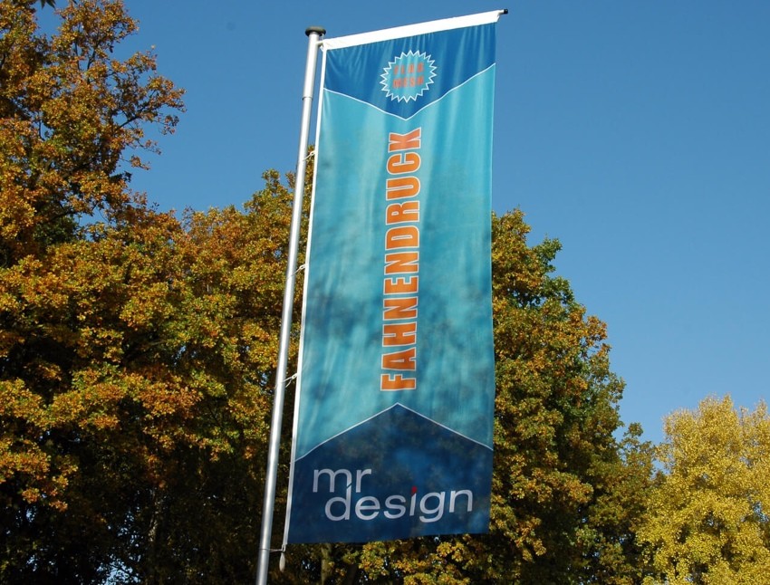 Fahnen nach Maß aus Flagmesh