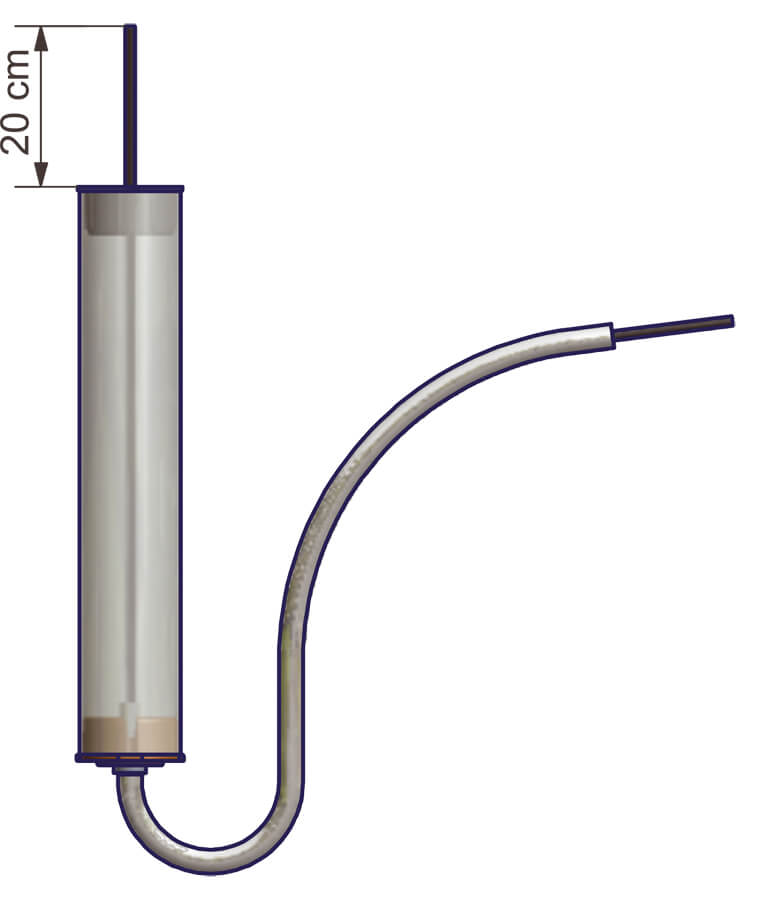 Schema der Kabelführung für Stromversorgung