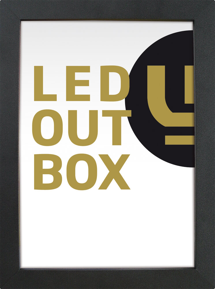 Posterrahmen mit Hintergrundbeleuchtung