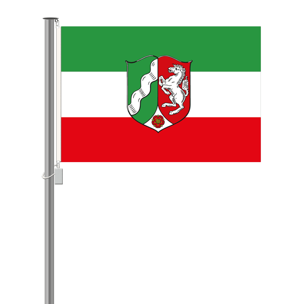 Nordrhein-Westfalen Flagge - Querformat