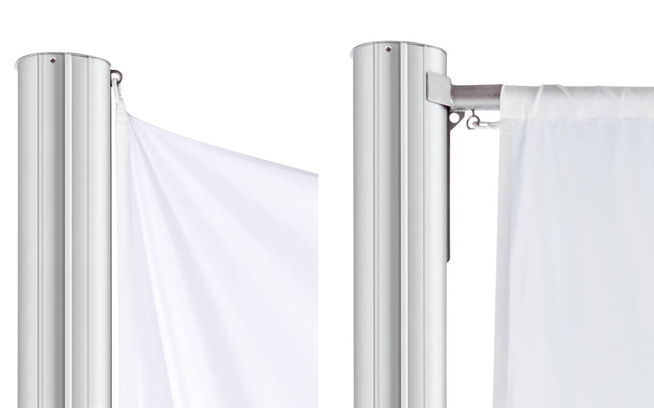 Ovaler Fahnenmast Strato mit oder ohne Ausleger