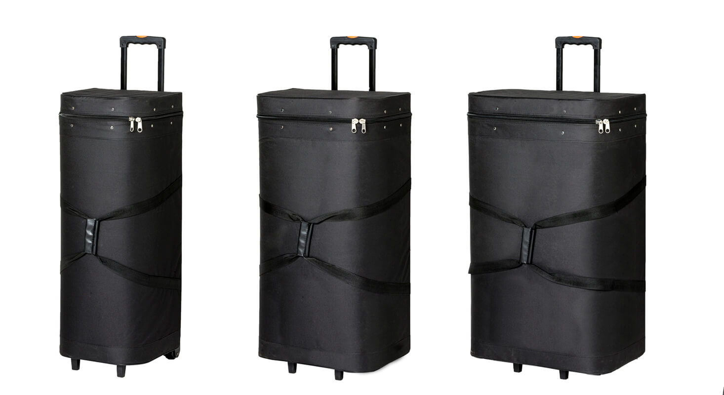 trolley für Roll Ups und Displays