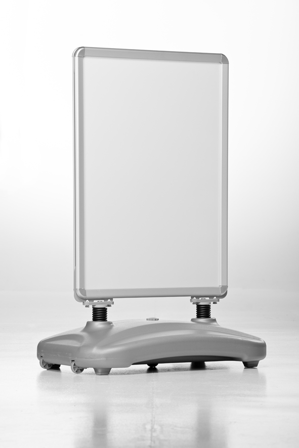 Kundenstopper mit Wassertank