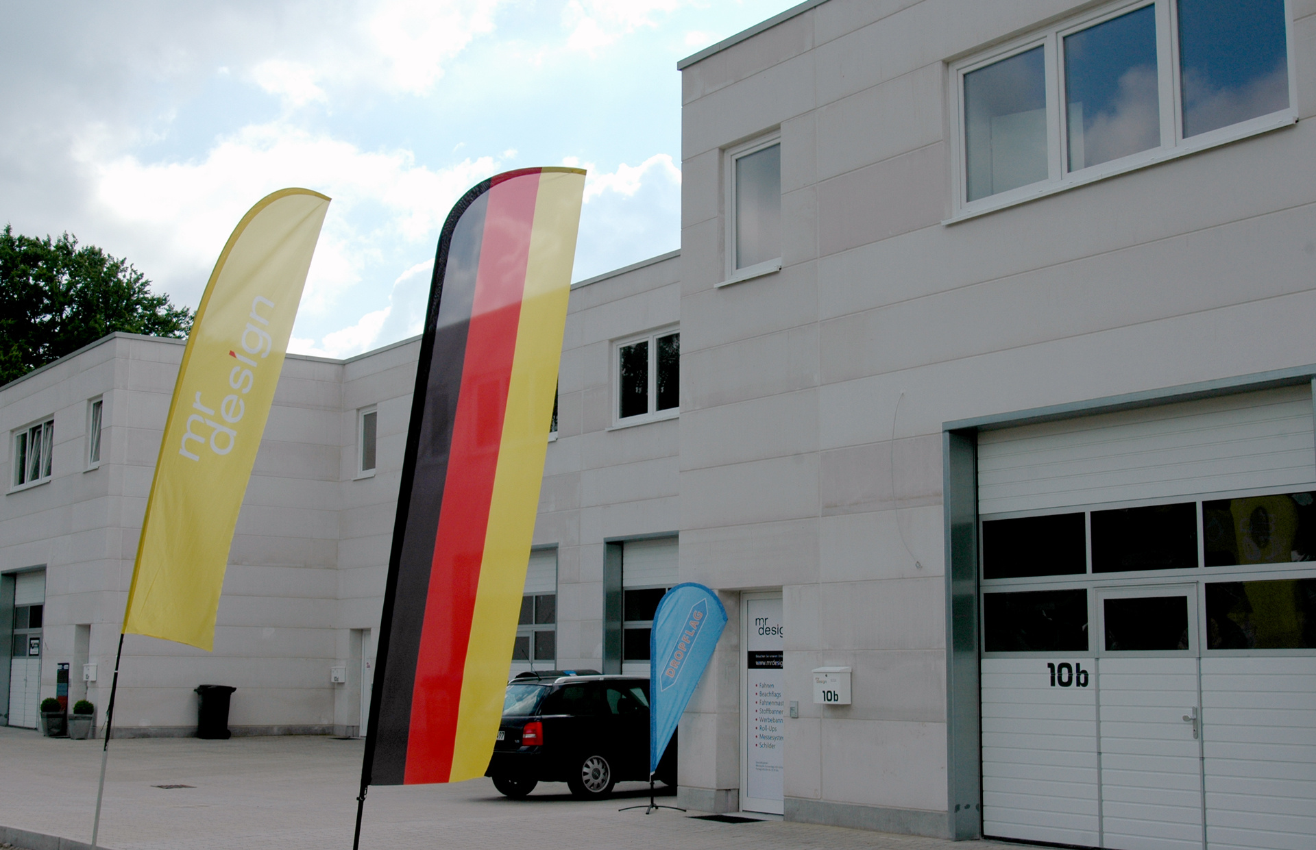 Günstige Beachflag mit Deutschland Motiv zum bestellen