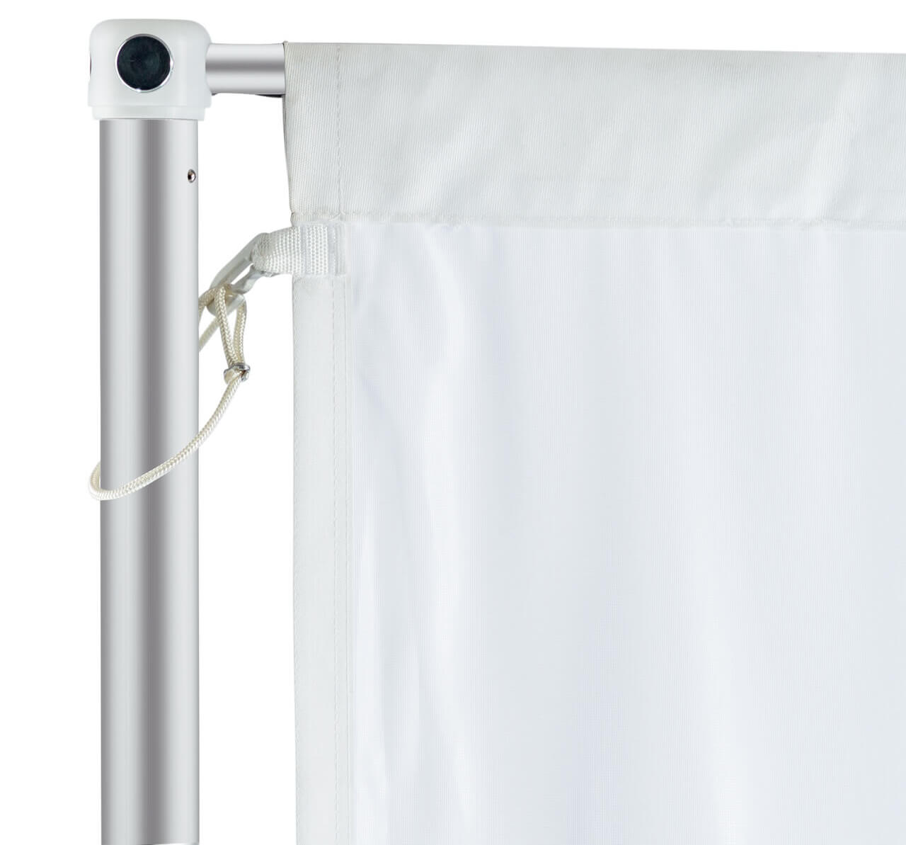 Mastkopf von Fahnenmast Event mit Ausleger