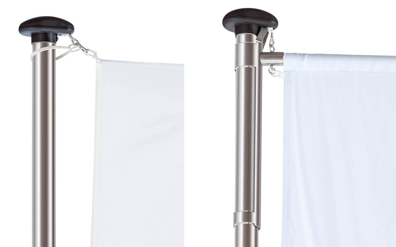 Mistral Fahnenmast aus Edelstahl