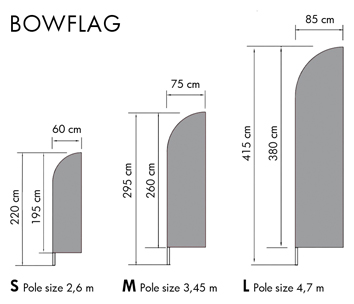 BowFlag Groessen