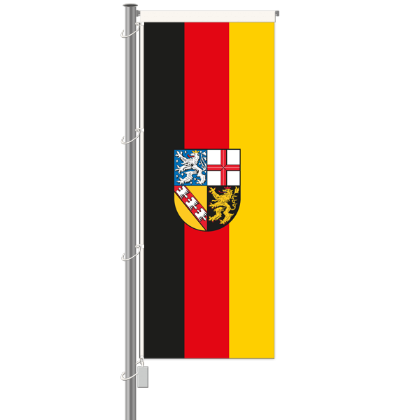 Saarland Auslegerfahne