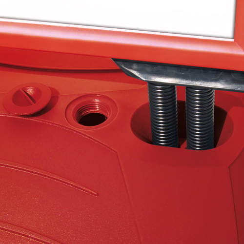 Kundenstopper mit Wassertank