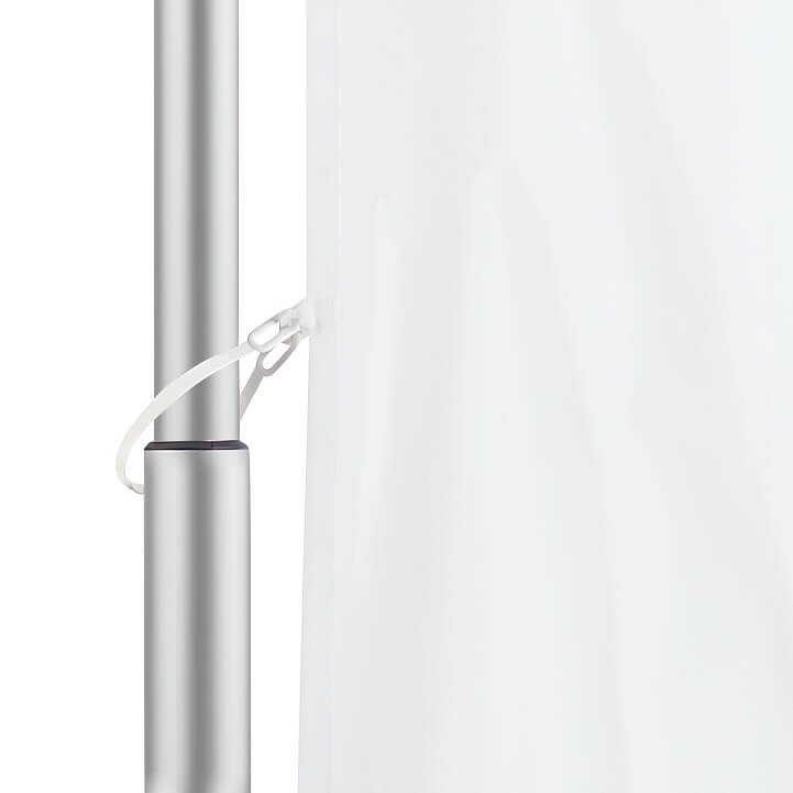 Zweiteiliges Mastsystem für einfache Handhabung