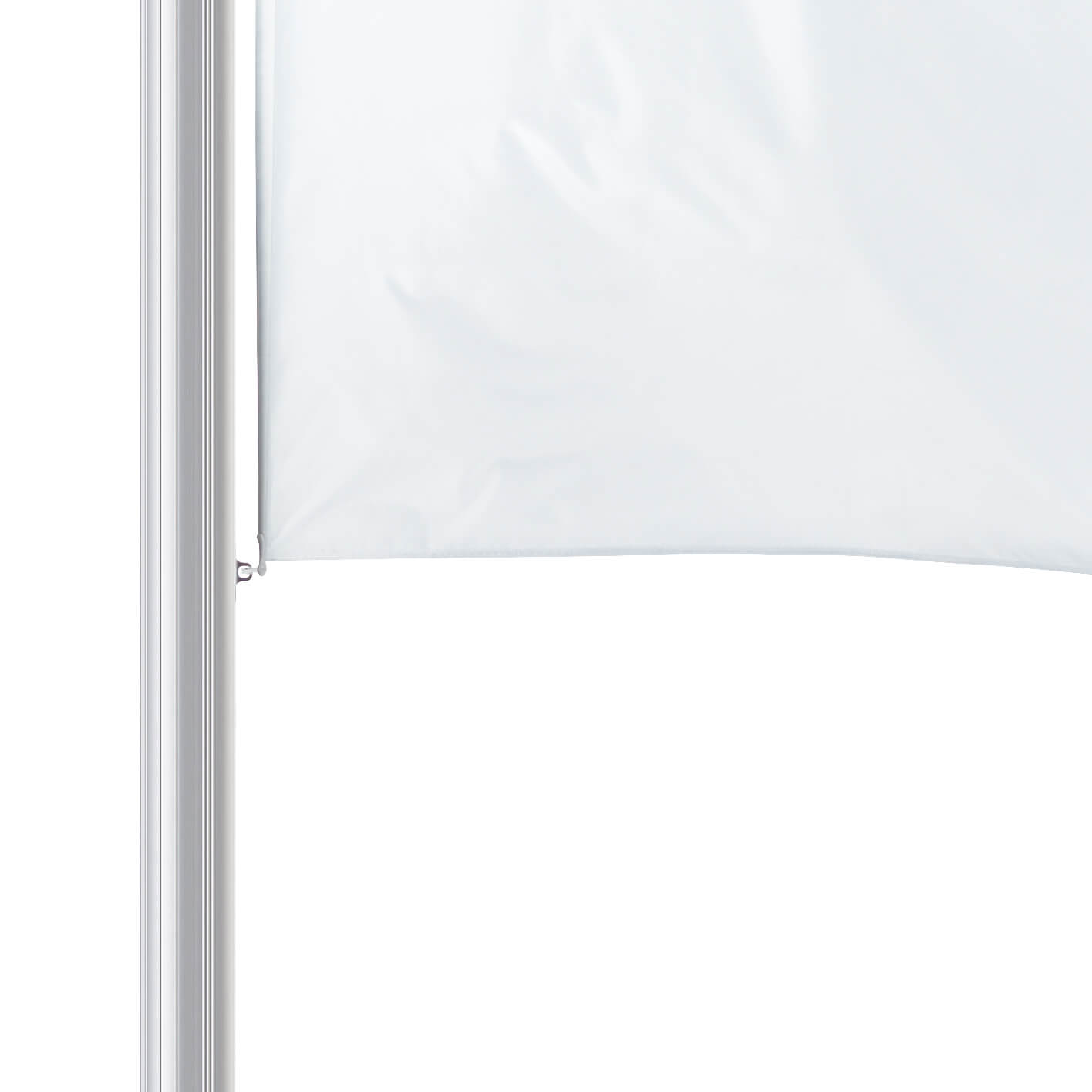 Seilführung direkt  in der Mastnut dank des speziellen Doppelkammerprofils