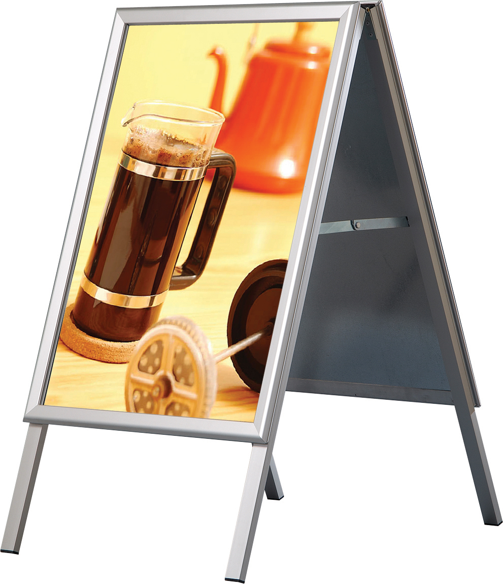 Alu - Strassenständer Money