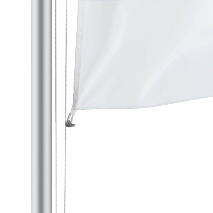 Befestigung von Fahnen am Mast