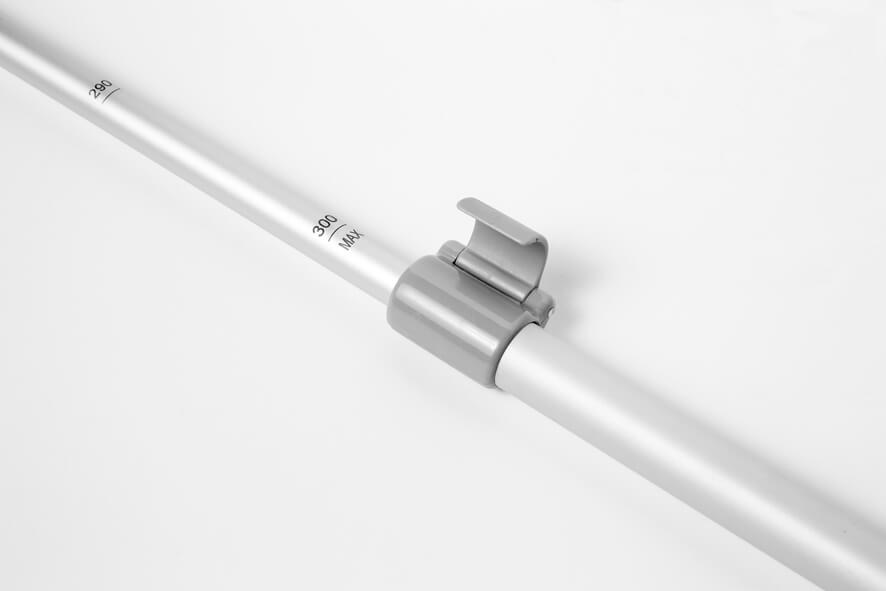 Bannerhalterung höhenverstellbar 170 - 270 cm