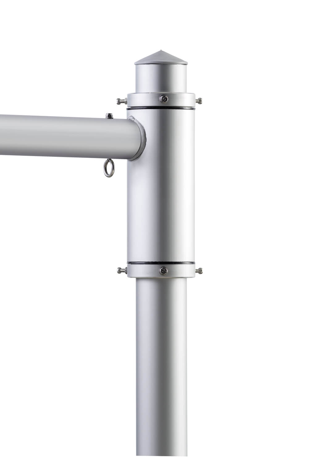 Auslegererweiterung für Fahnenmasten