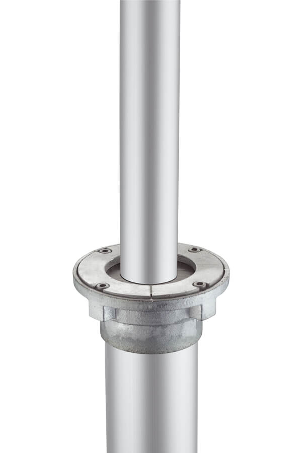 Bodenhülse M für Masthöhen 6 bis 8 m