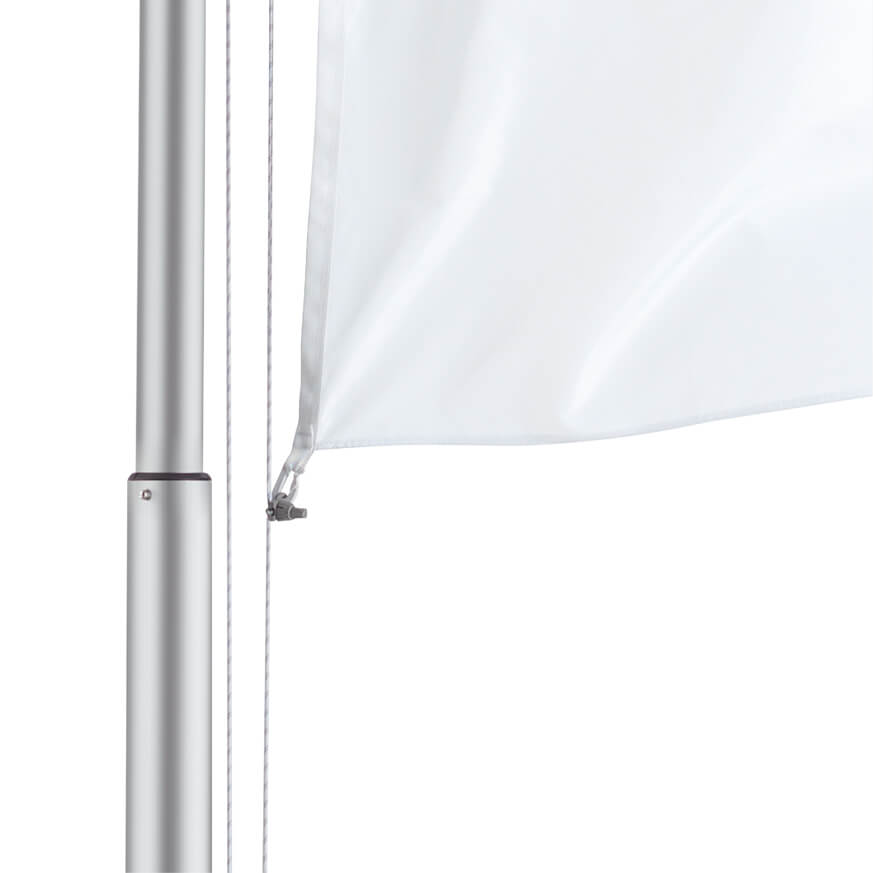 Zerlegbares Mastrohr erlaubt einfachen Transport