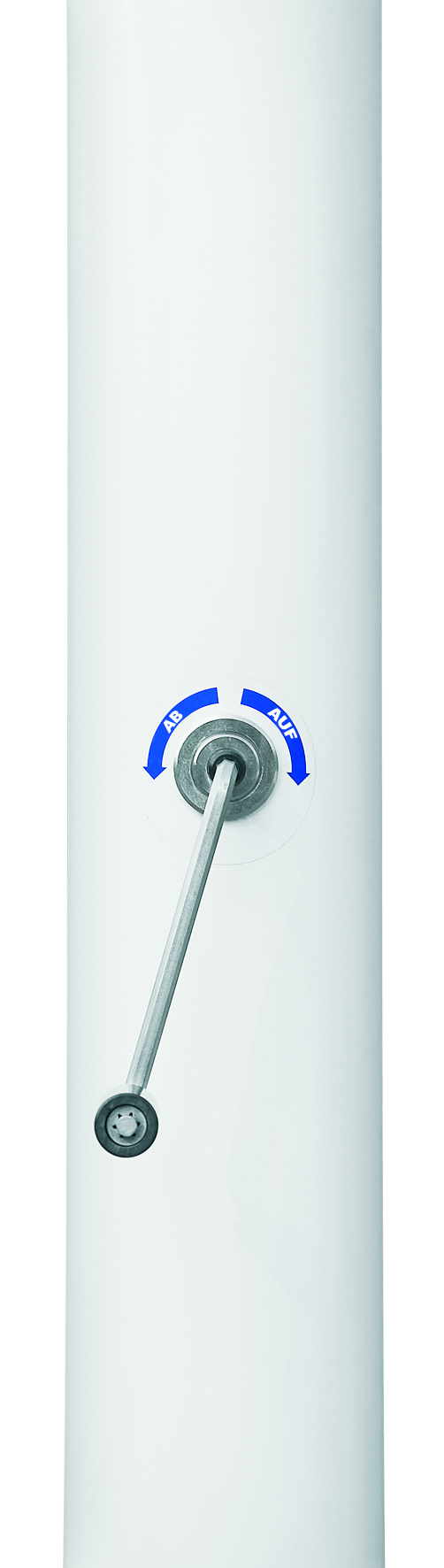 Kurbel der Hissvorrichtung