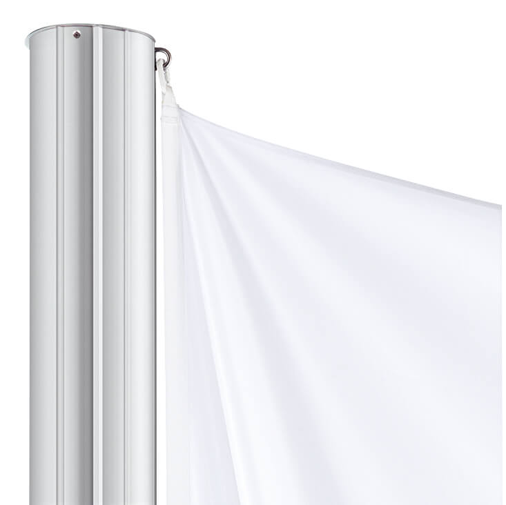 Mastkopf Fahnenmast Solanus ohne Ausleger