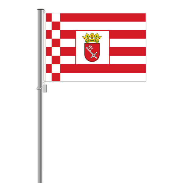 Bremen Flagge - Querformat