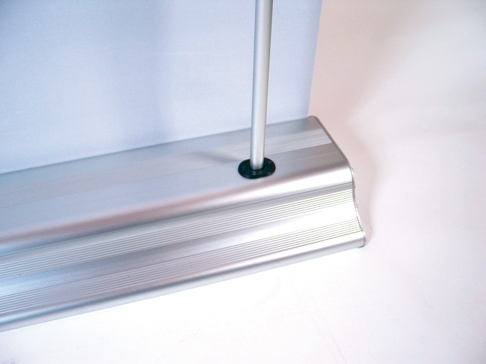 Roll Up Fuß von hinten