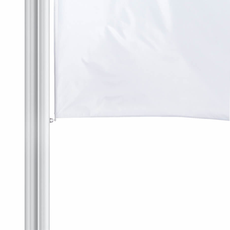 Befestigung der Fahne in der Mastnut