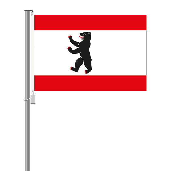 Berlin Flagge - Querformat