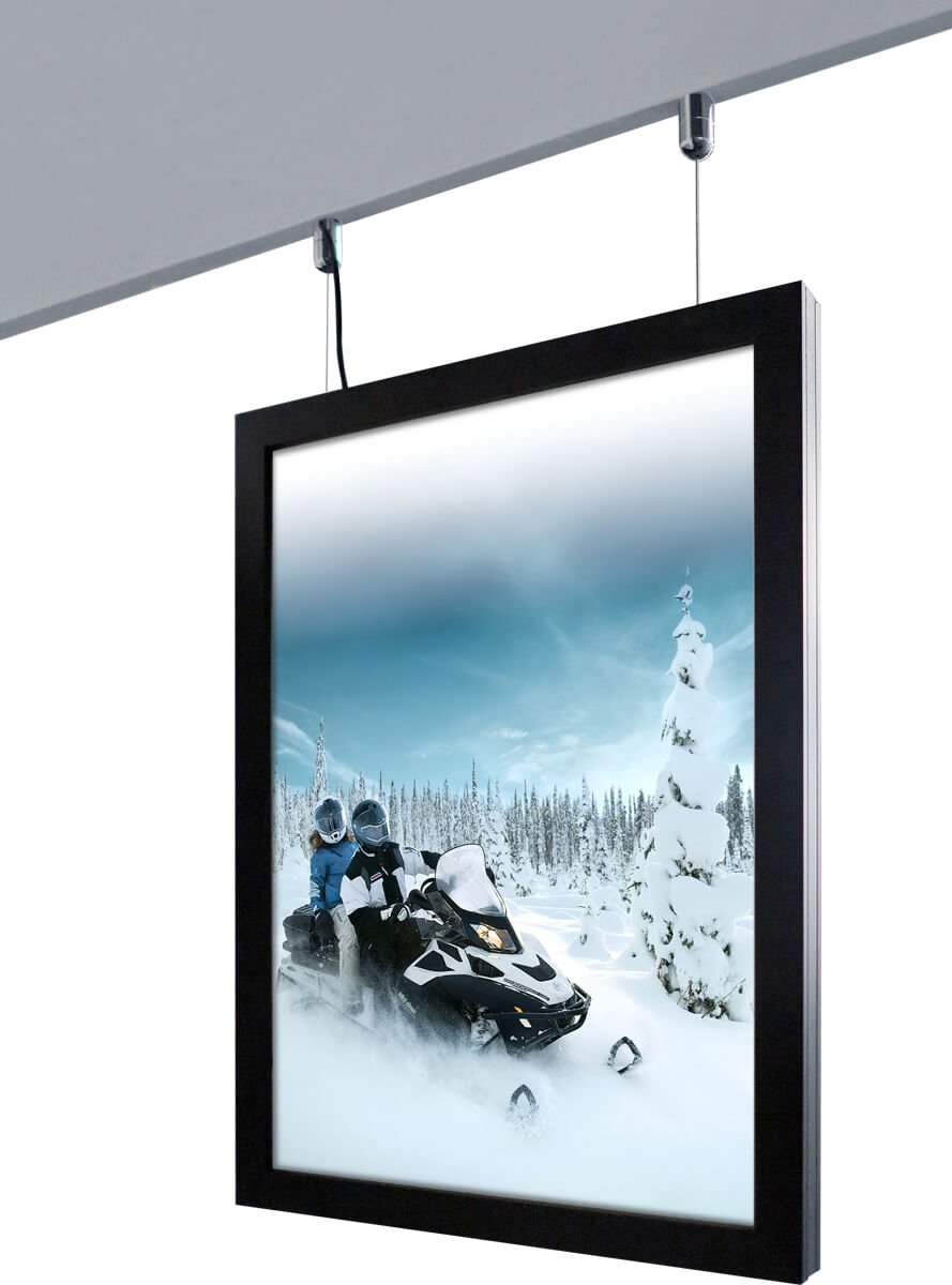 LED Klapprahmen Out Box doppelseitig