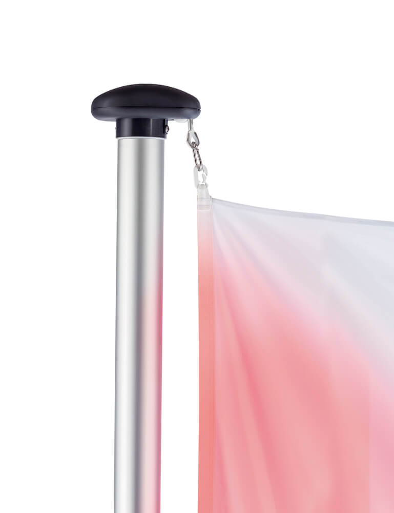 Mastkopf von Fahnenmast LED Line ohne Ausleger