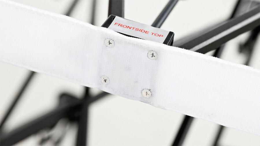 Pop Up Fabric mit Klettband