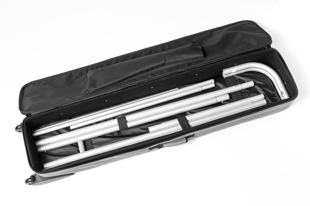 Transporttrolley bei System inklusive