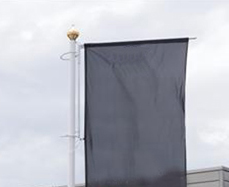 Ausleger für Fahnenmasten - Edelstahl - Alu