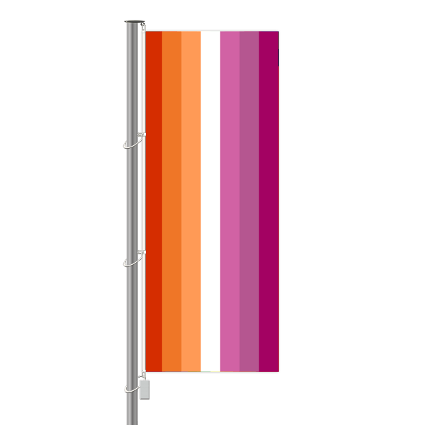 Lesbenfahne - Hochformat