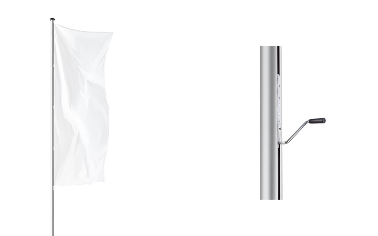 Aluminiumfahnenmast Prestige