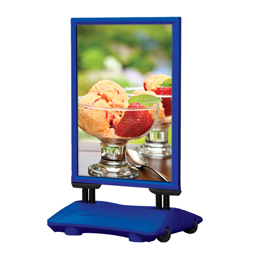 Kundenstopper mit Wassertank