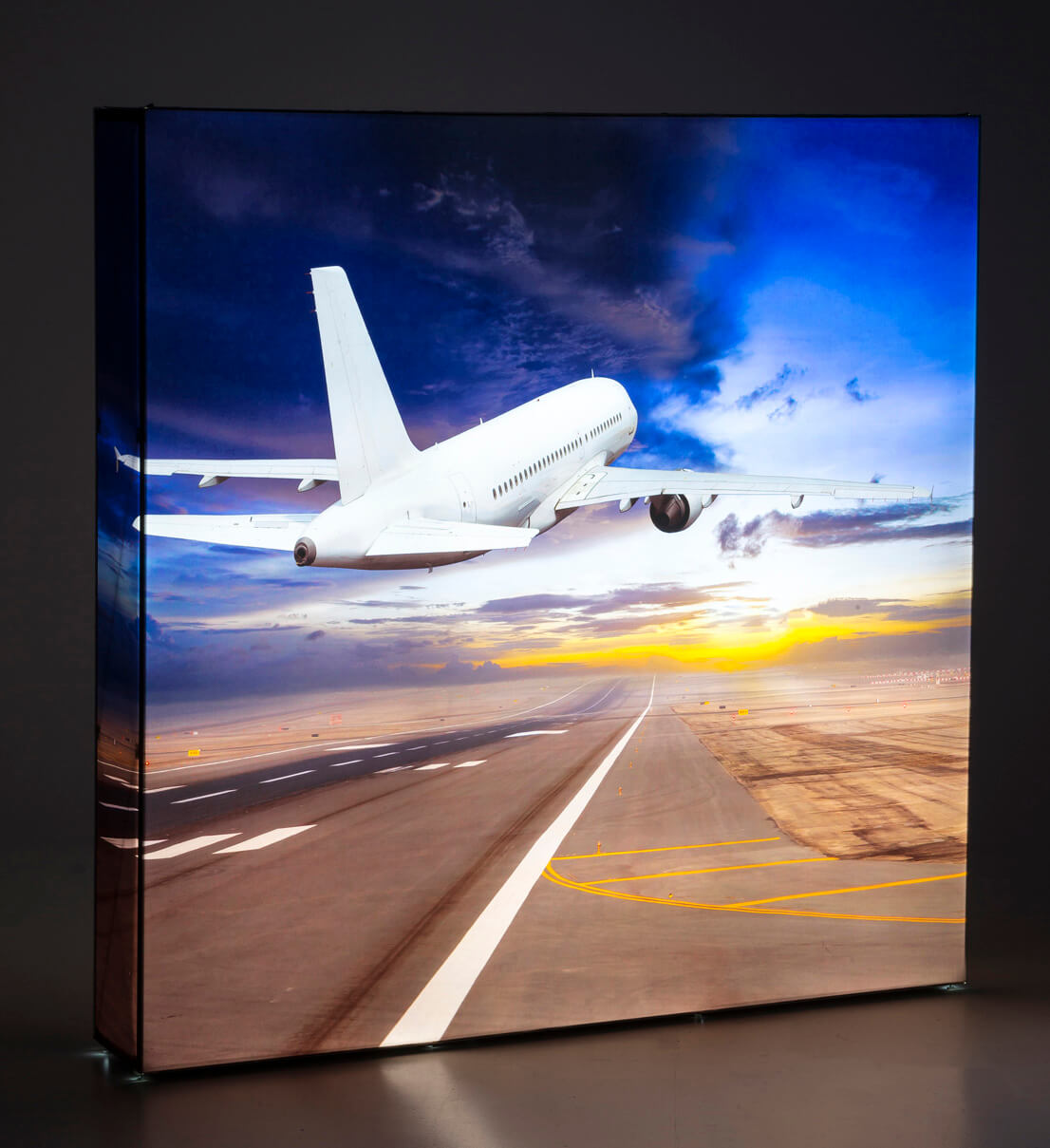 Beleuchtete Messewand Pop-Up Impress Muster