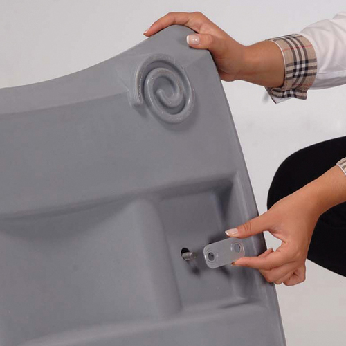 Kundenstopper mit Wassertank