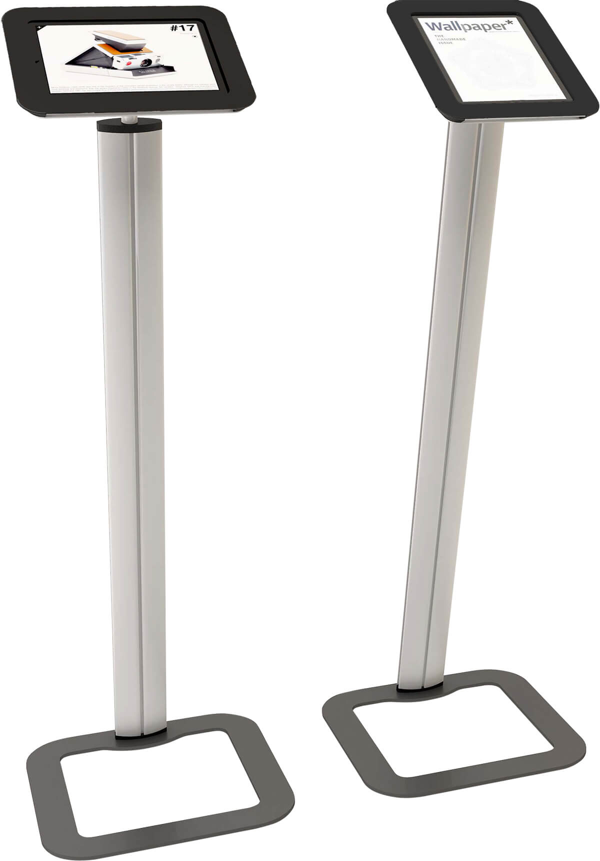 iPad im Hoch- oder Querformat anbringbar