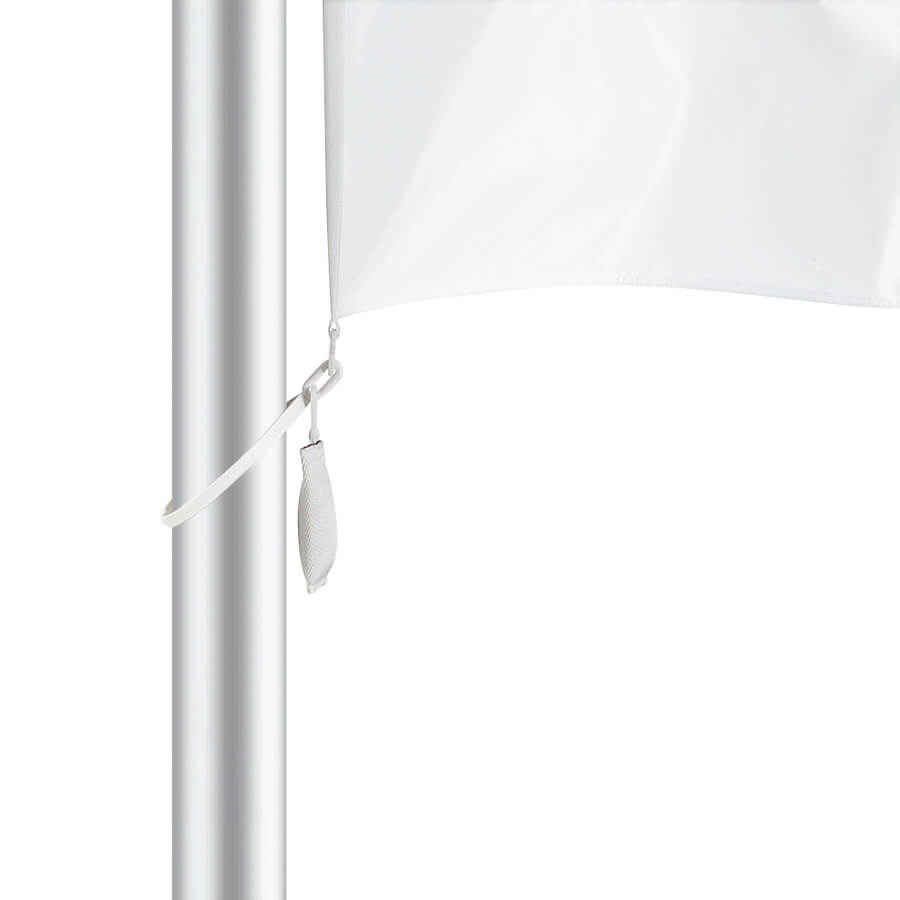 Befestigung von Flaggen am Fahnenmast