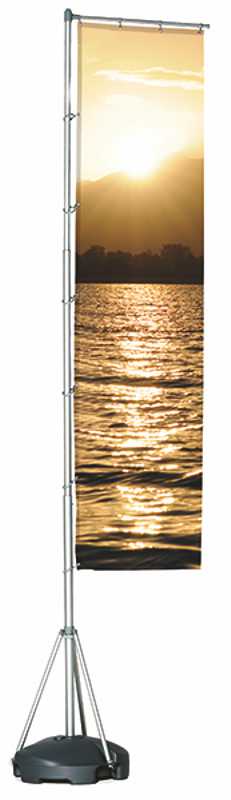 Mobiler Fahnemast 415 cm