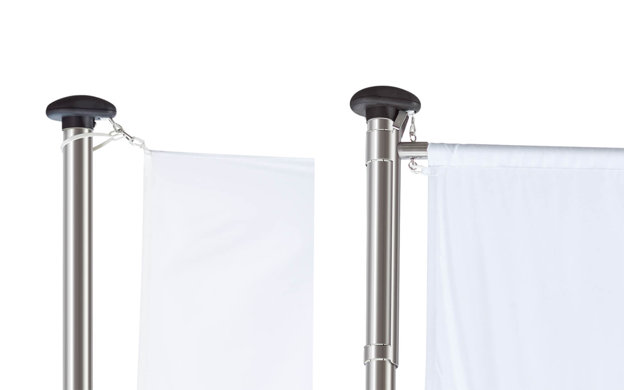 Edelstahlfahnenmast Maloja