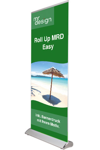 Roll up mit wechselbarer Bannerrolle