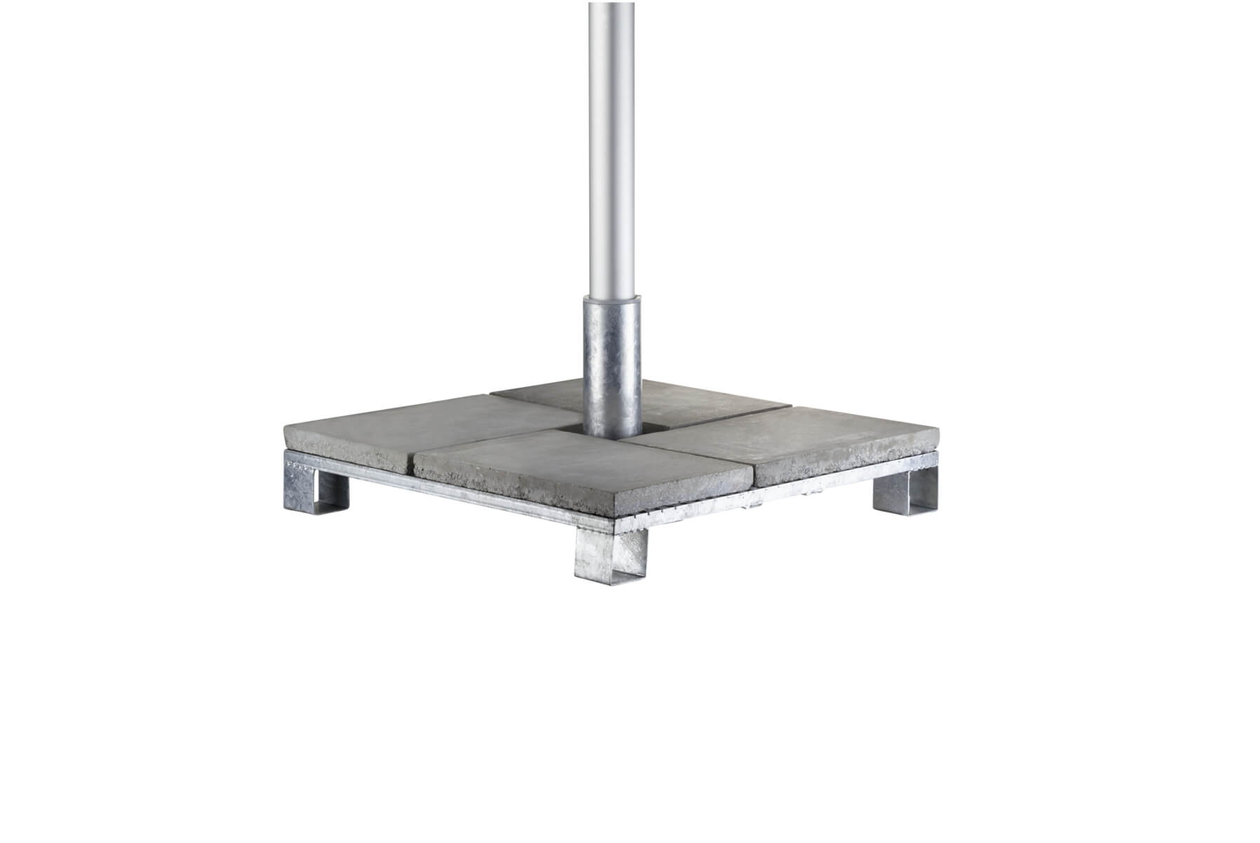 Mobile Bodenhalterung Peragon für Flaggenmasten