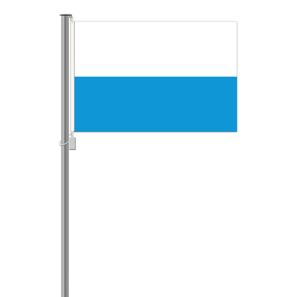 Bayern Flagge - Streifen - Querformat