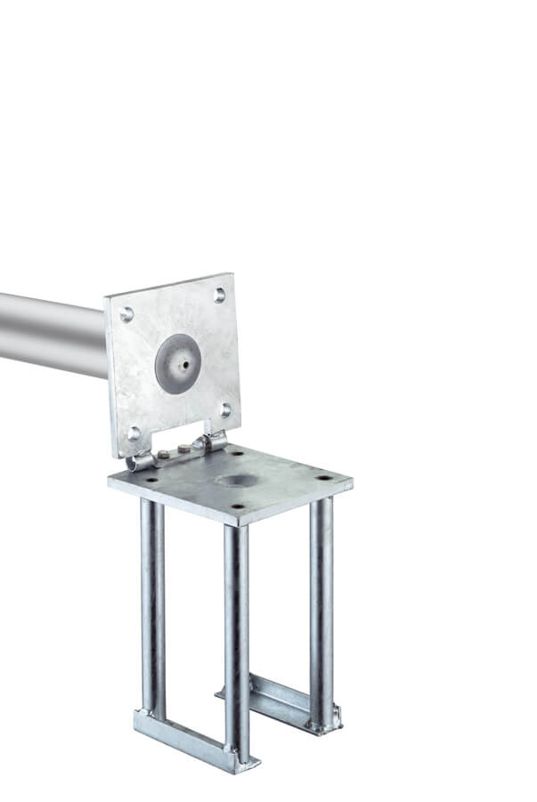 Kipphalterung KI für Masthöhen 6 bis 8 m