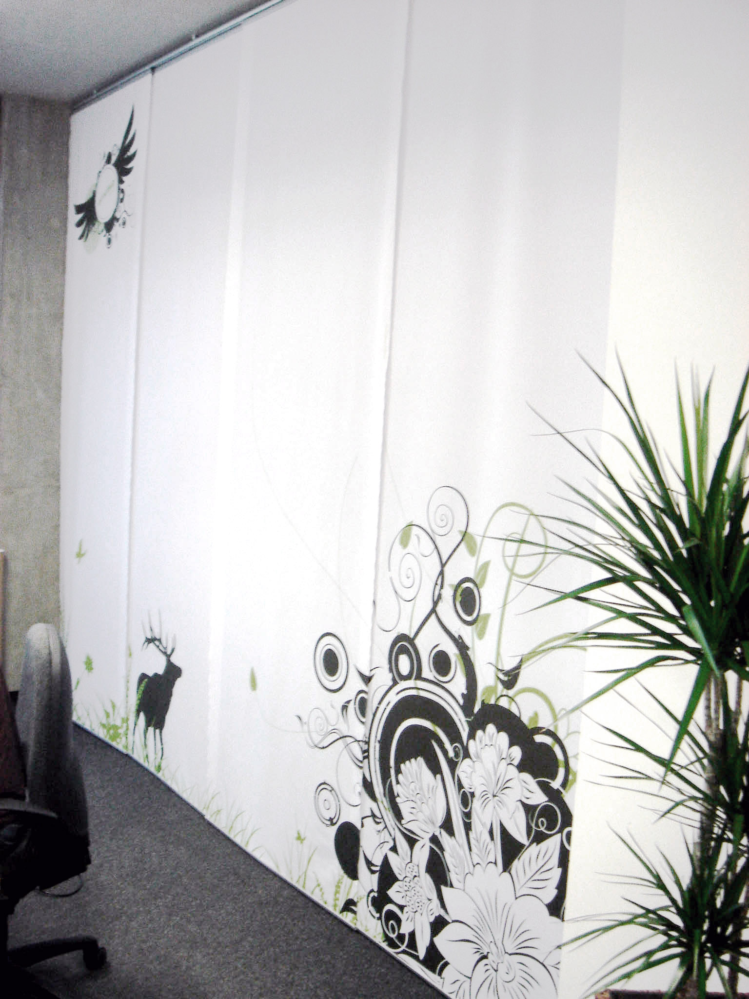 Stoff Vorhang bedruckt mit Ihrem Motiv