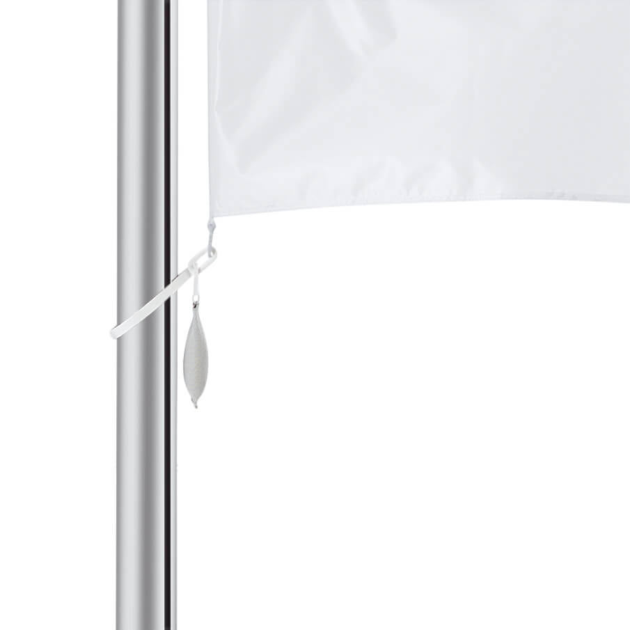 Fahnentuchbefestigung