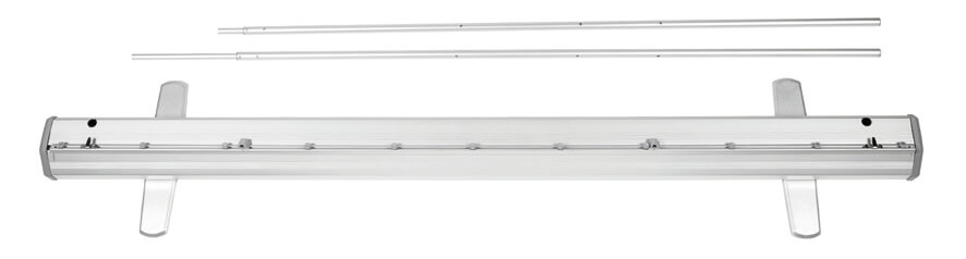 Roll Up Extreme mit zwei Stangen und Standfüßen für erhöhte Stabilität