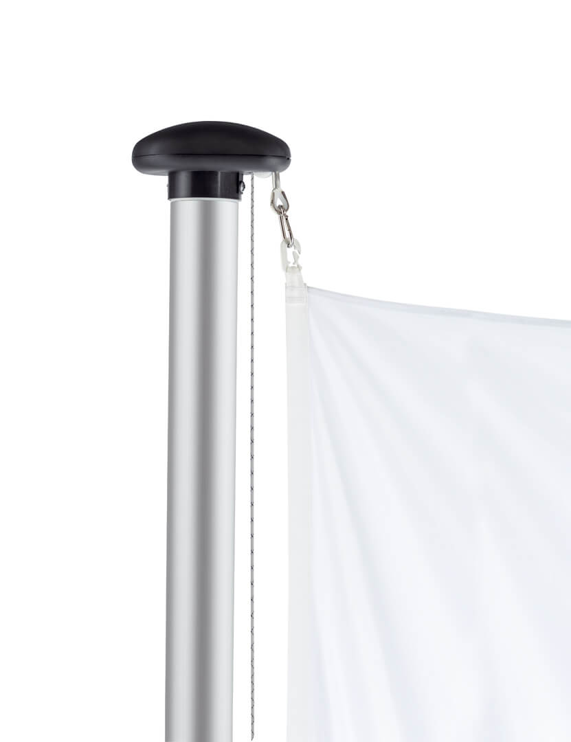 Mastkopf von Fahnenmast Junior mit Seilumkehr