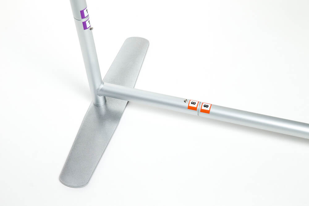 Zipper-Wall Straght S mit Standfüßen